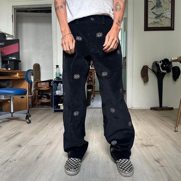 Rare Black Corduroy Noah NY Keith Haring Pant - Picture 2 of 8